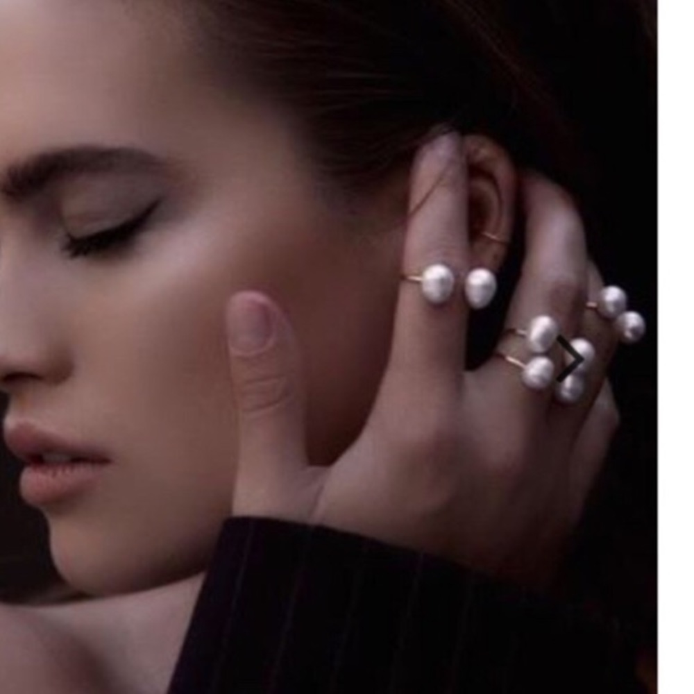 14k Gold plated Fresh water Pearl Ring